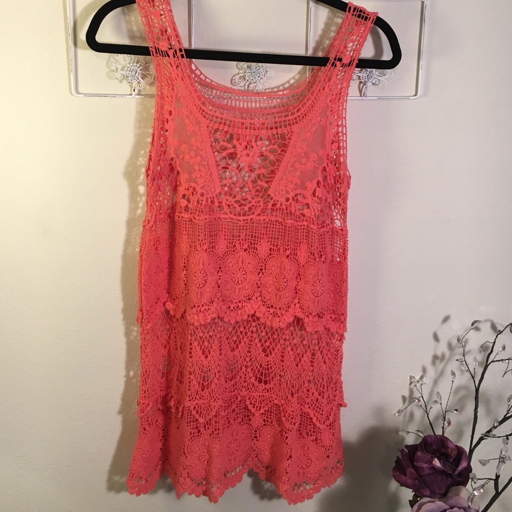 🎉 SOLD 🎉 Crochet/Knit Tank
