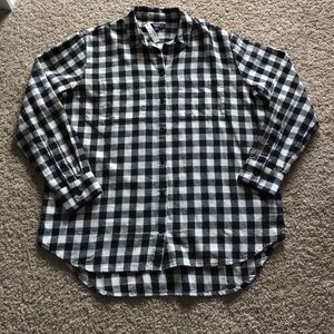 Madewell Oversized Boyshirt in Buffalo Check