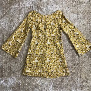 Zara bell sleeved floral mini dress size M