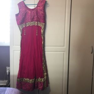 Heavy Indian anarkali gown