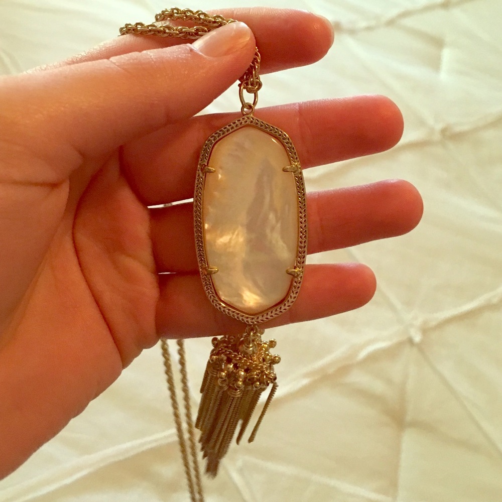 Gold Kendra Scott Tassel Necklace