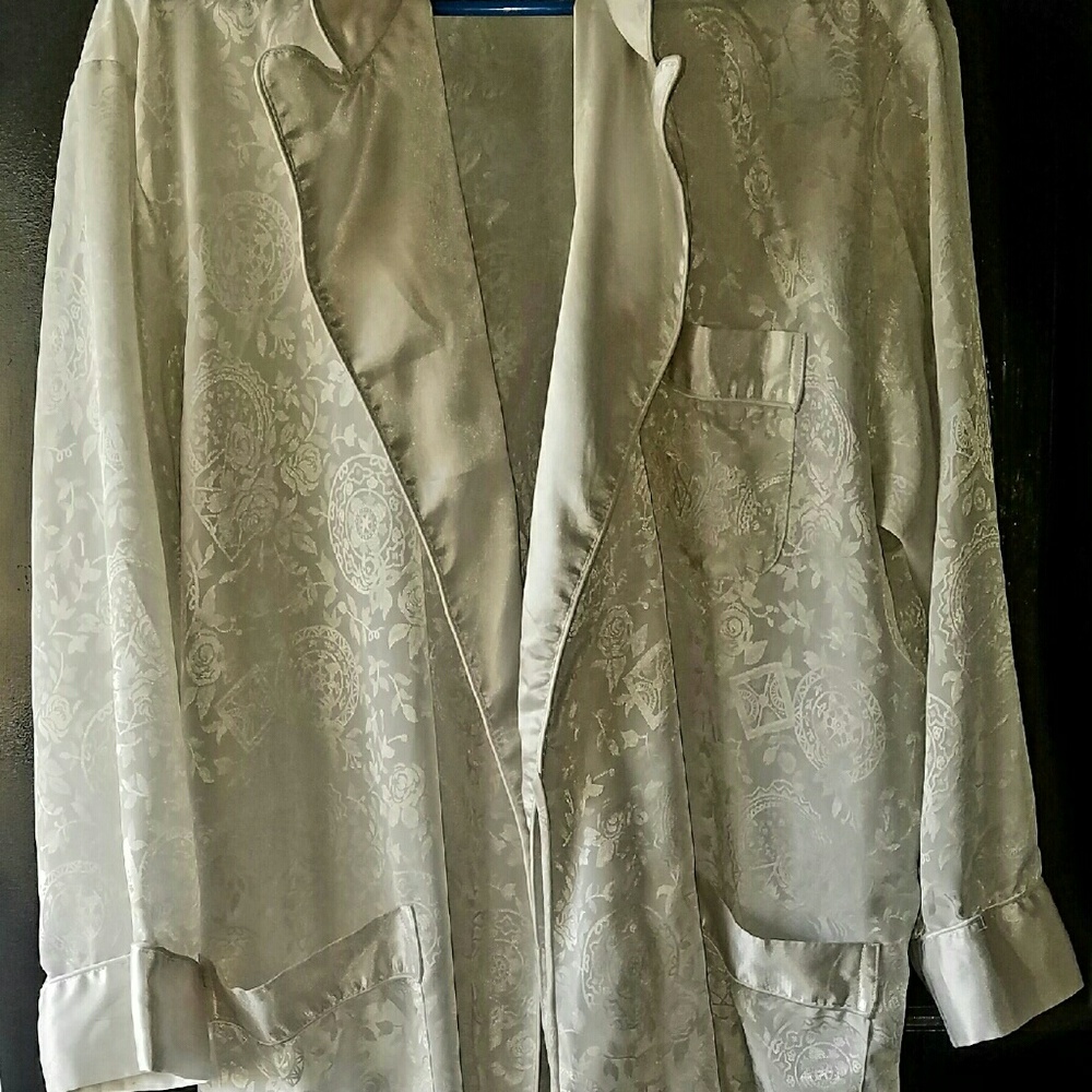 Victoria's secret long satin robe
