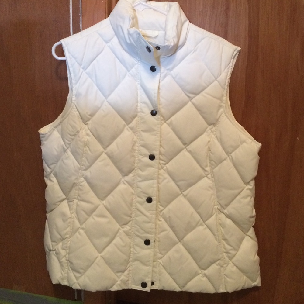 Lands' End Down Feather Vest