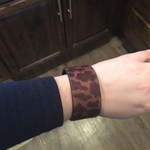 Animal print cuff
