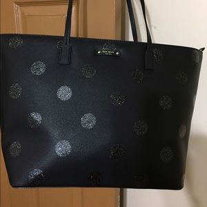 Kate Spade Margareta Glitter Polka Dot Bag!