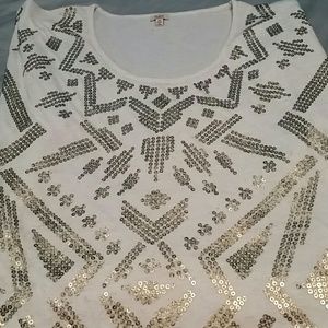 Plus Size 'Reba Woman' Top with Sequins