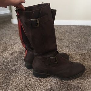 American Eagle Outfitters suede boots