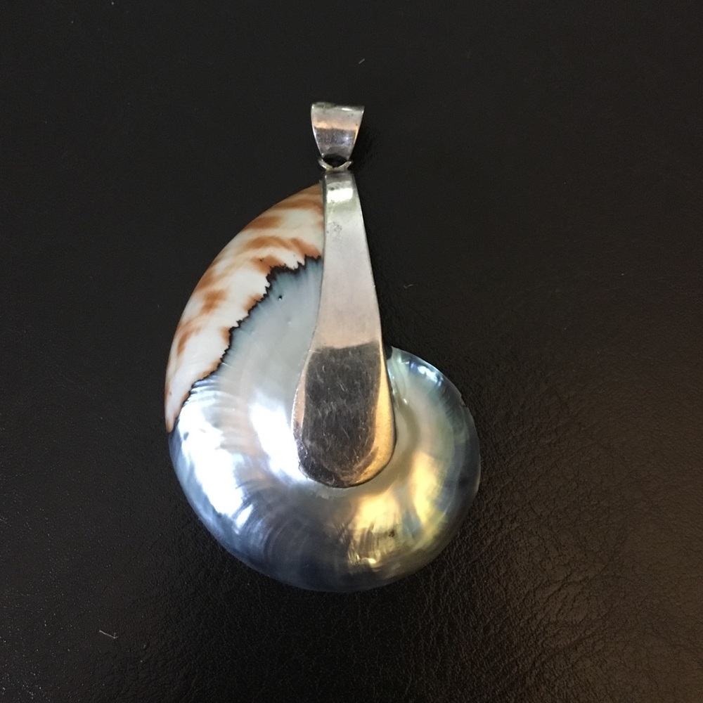 Sterling and Shell Pendant