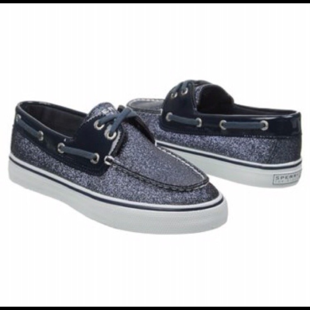 Dark blue Sperry shoes