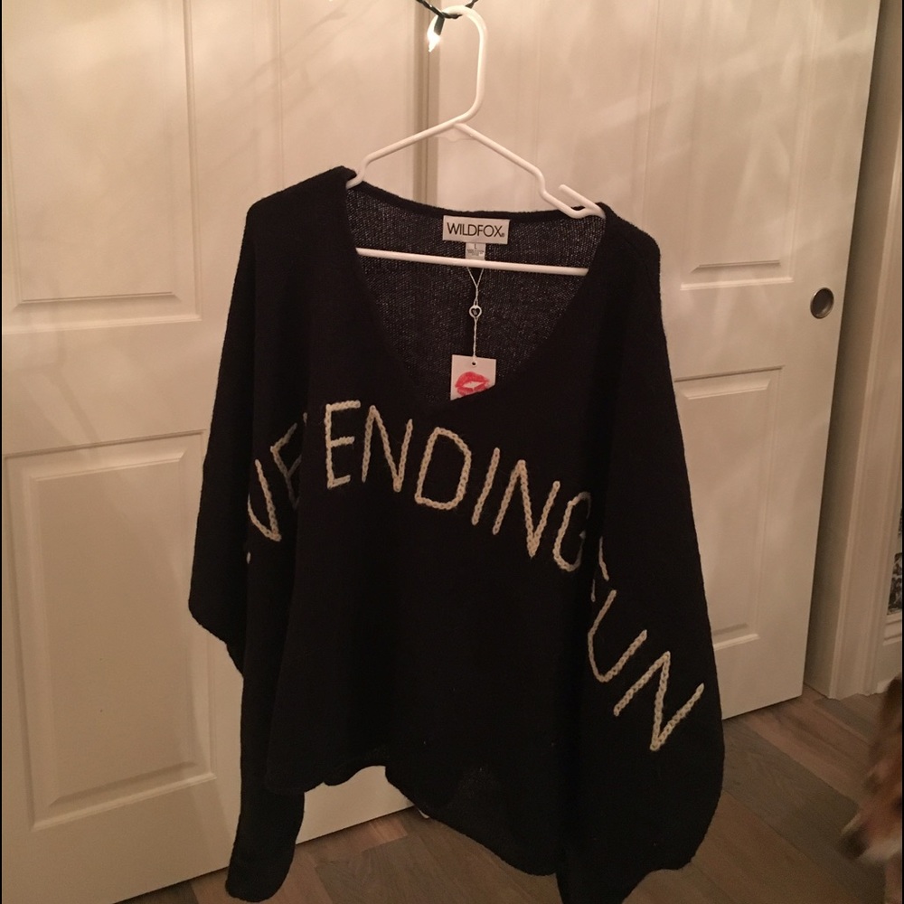 Wildfox "Never Ending Fun" Poncho