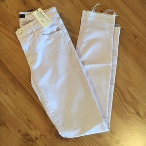 J Brand Midrise Skinny Orchid Ice