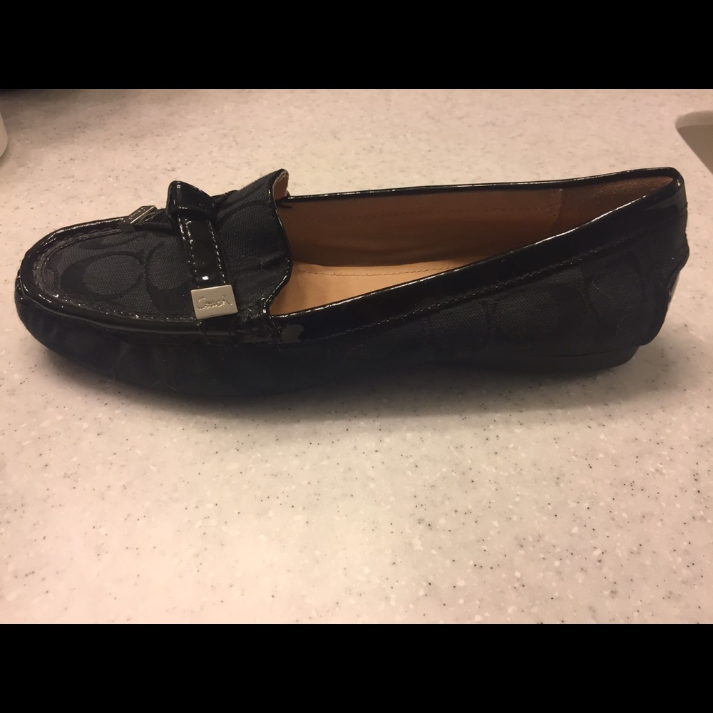 Genuine Coach Black Loafers
