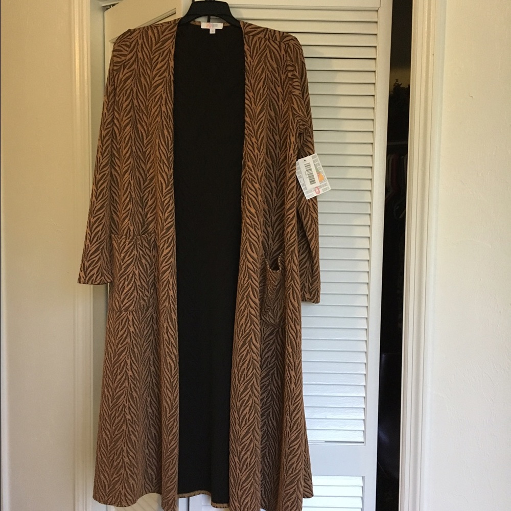 NWT LuLaRoe Sarah Gold and Black