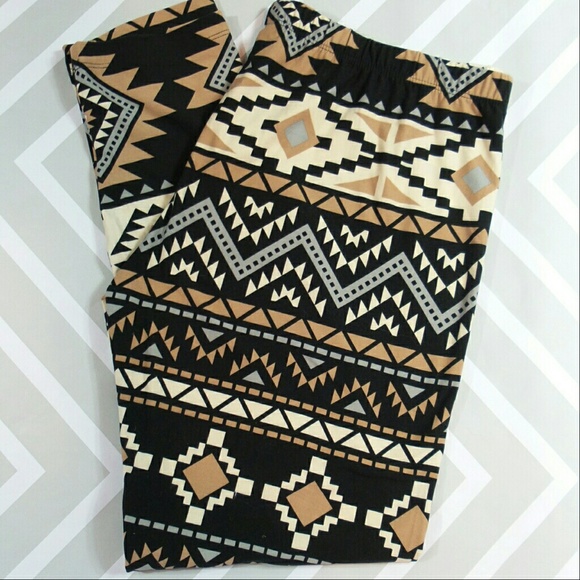 Pants - S only neutral Aztec print super soft leggings