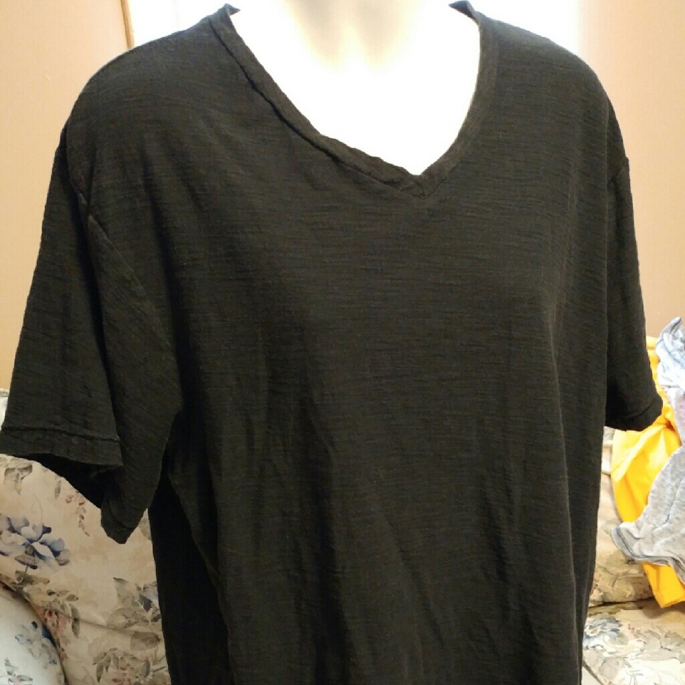 Men's V-neck Kenneth Cole REACTION Black Tshirt