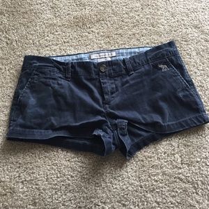 Navy Blue Abercrombie and Fitch Shorts