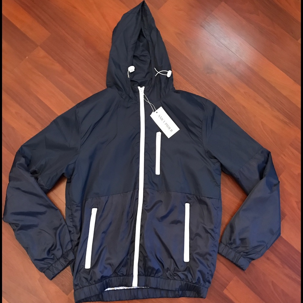 NEW Navy Windbreaker!!