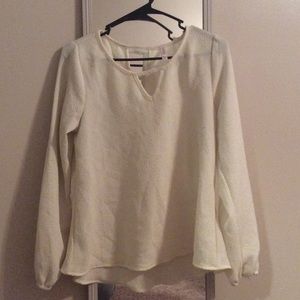 Peplum Top with Key Holes