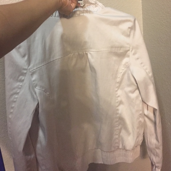 Tan / Cream Bomber Jacket - Picture 2 of 2