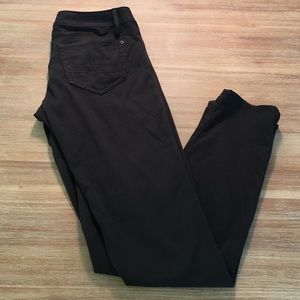 Black Lilly Pulitzer Skinny Worth Sateen Pants, 6