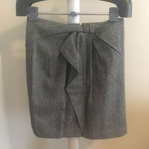 Gray Banana Republic Fitted Skirt