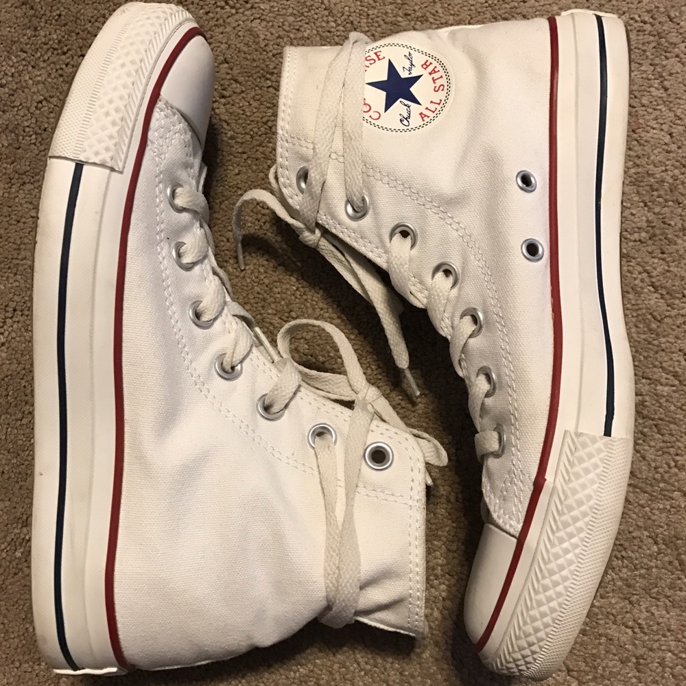 White High Top Converse