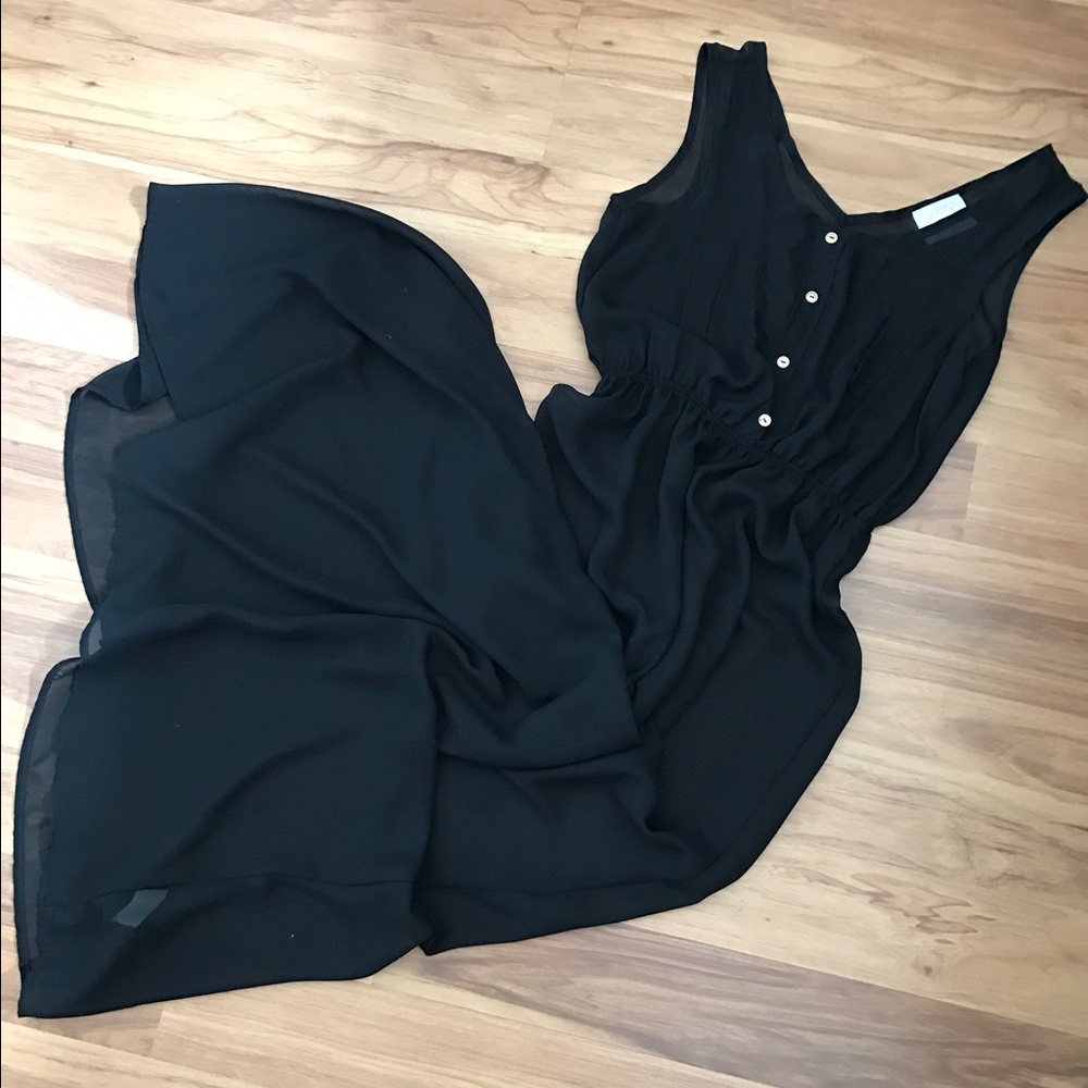 Coveted Black Sheer Maxi Dress❤️