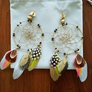 Gas Bijoux 24k gold-plated dreamcatcher earrings