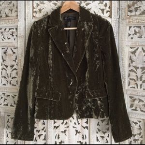 INC International Olive Green blazer