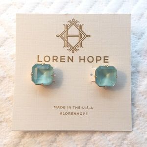 Loren Hope Sophia Studs in Seafoam