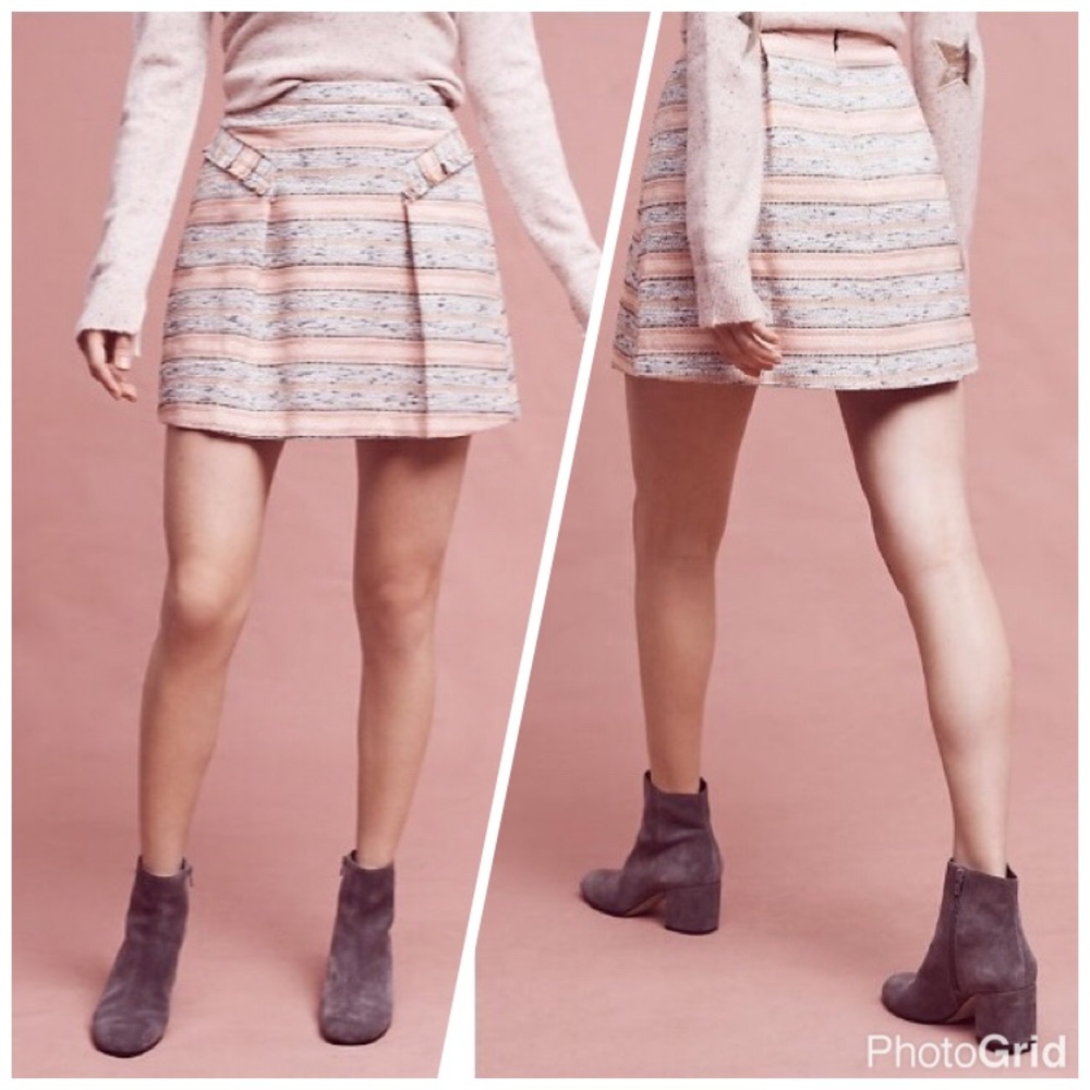 Anthropologie Elsie Mini Skirt