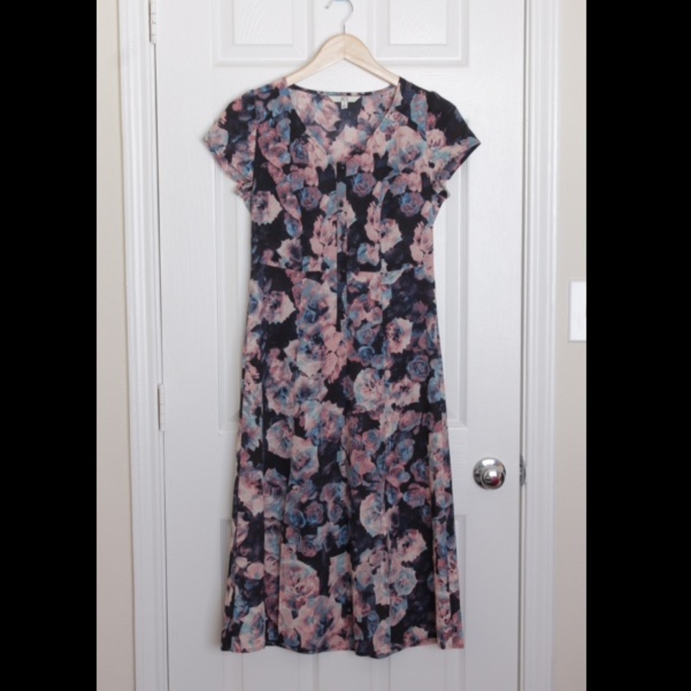 Floral midi dress