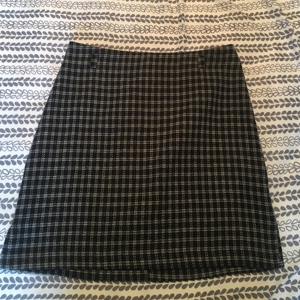 Vintage checkered school girl skirt