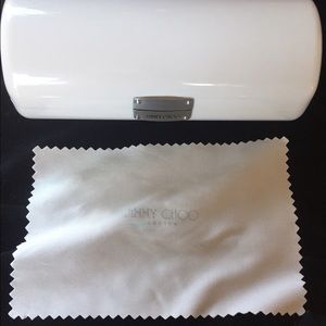 JIMMY CHOO eyeglasses case and cloth