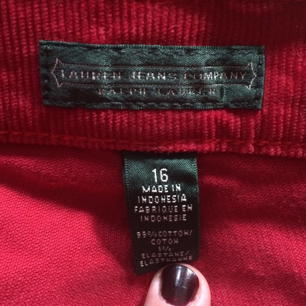 Red Ralph Cords - Picture 2 of 2