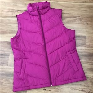 Lands End pink vest💗