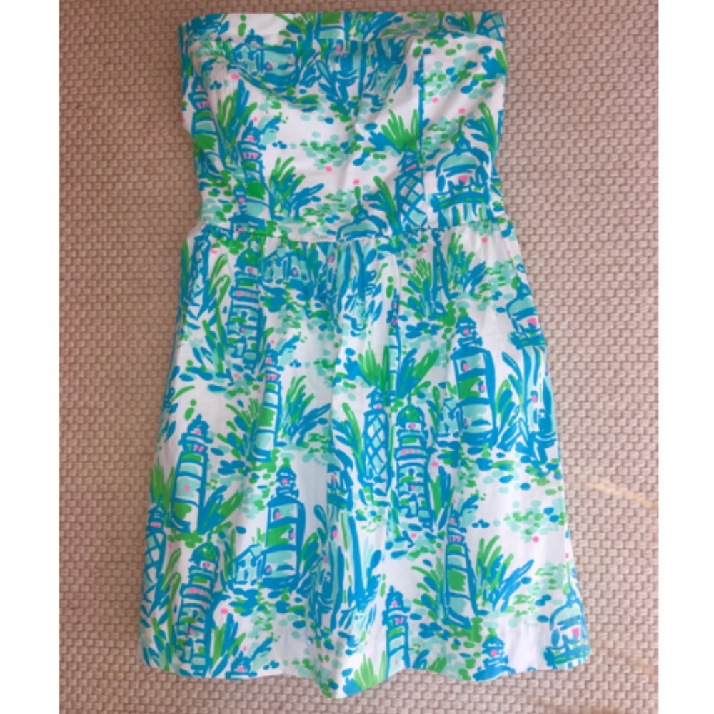Lilly Pulitzer strapless dress