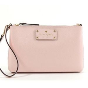 kate spade leather wristlet