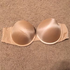 AERIE NUDE STRAPLESS
