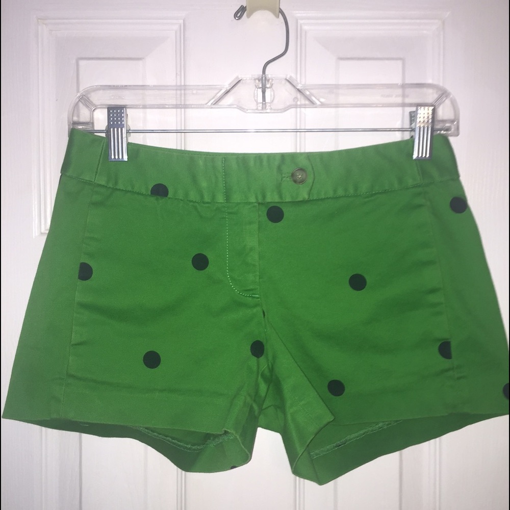 ️️SOLD JCrew polka dot city fit shorts