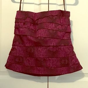 Purple/pink WHBM tube top