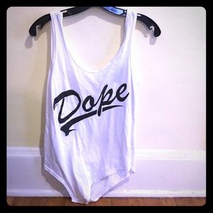 Missguided "Dope" bodysuit