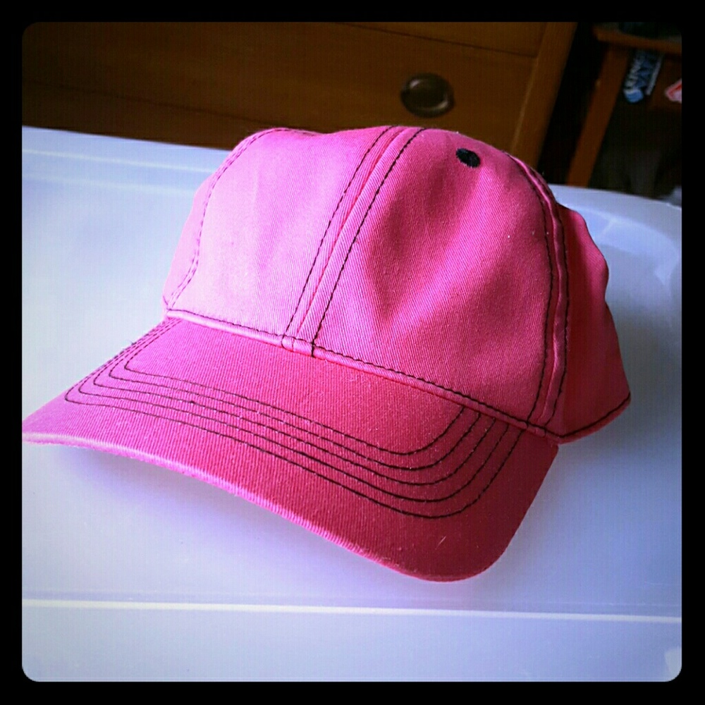Hot pink plain hat!!!