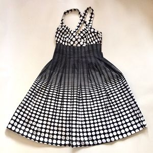 Calvin Klein black & white summer dress.