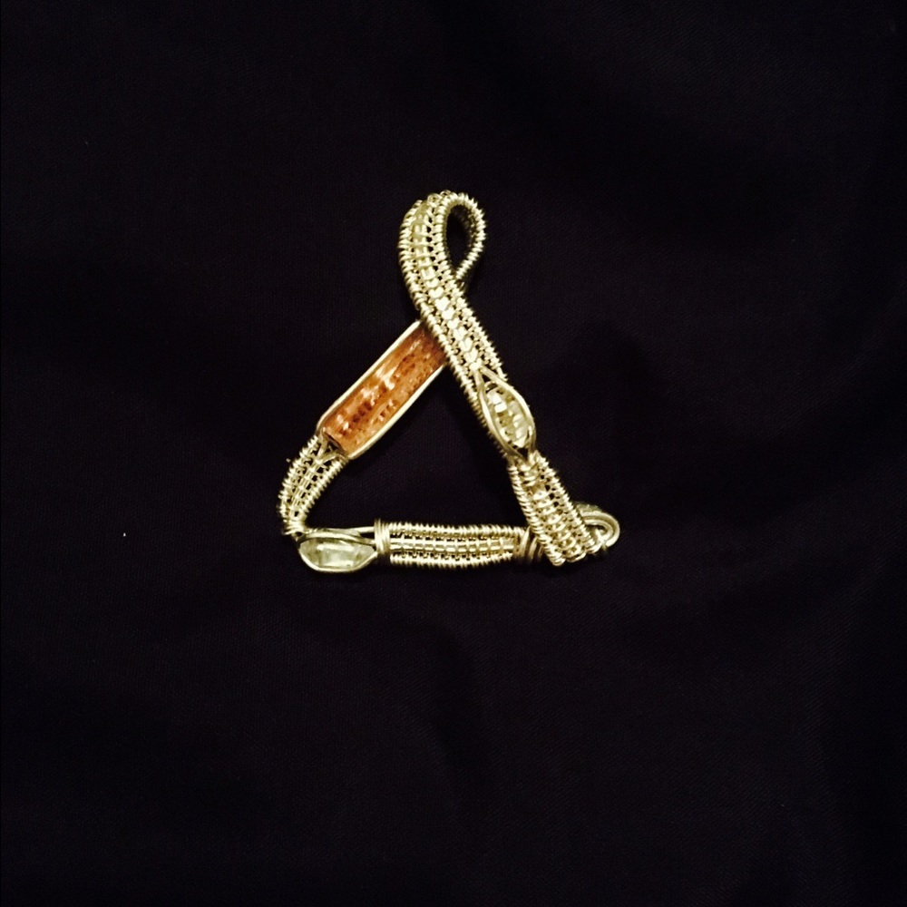 Handmade sterling silver pendant