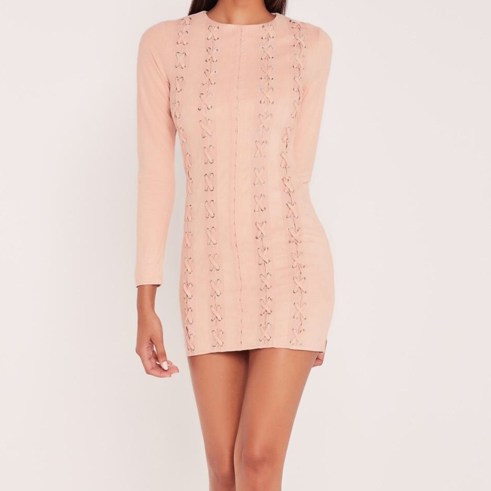 Carli ByBel Faux Suede Mini Dress
