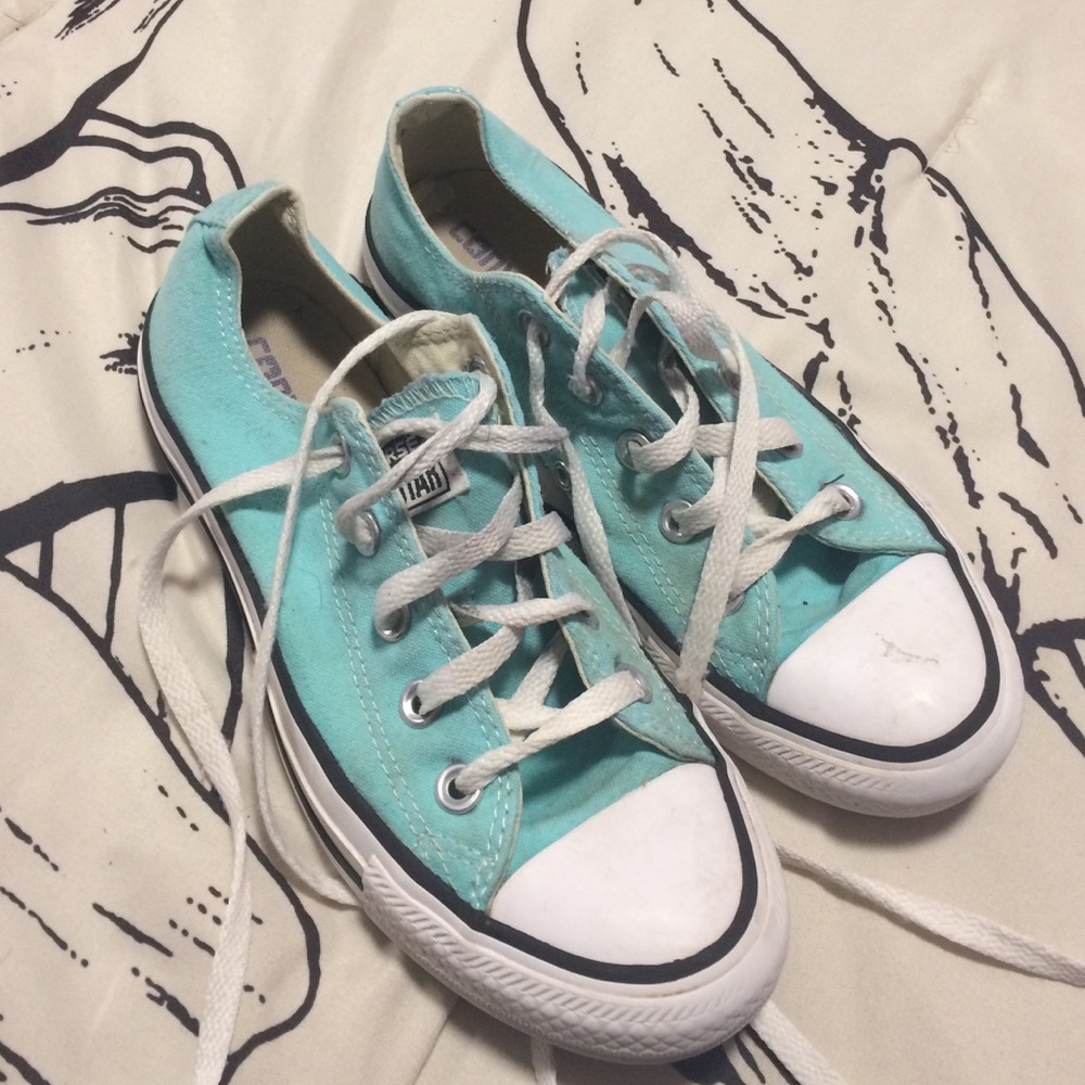 Blue converse