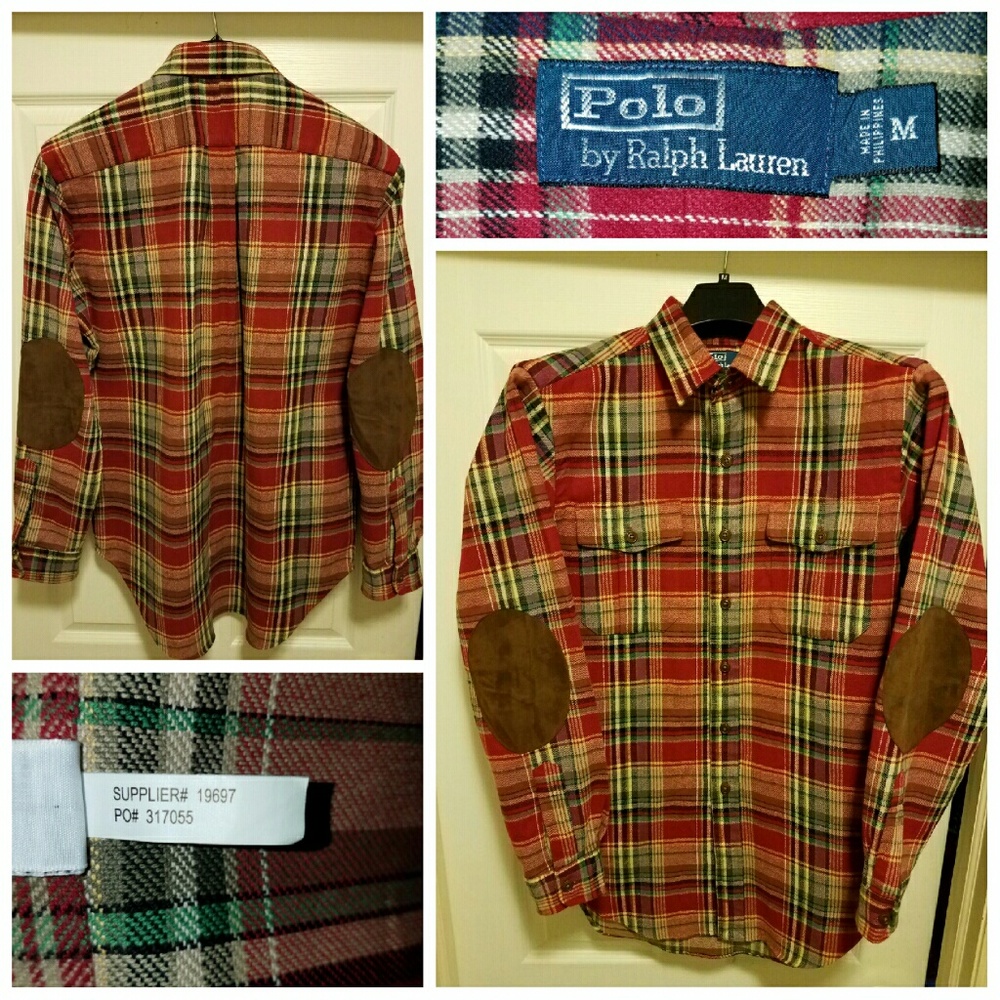 Men's Button Down Polo by Ralph Lauren Shirt