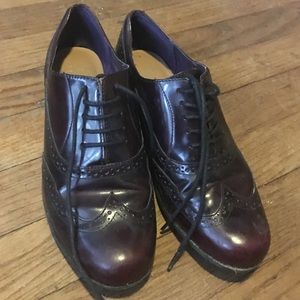 Clarks Oxfords - Deep Maroon