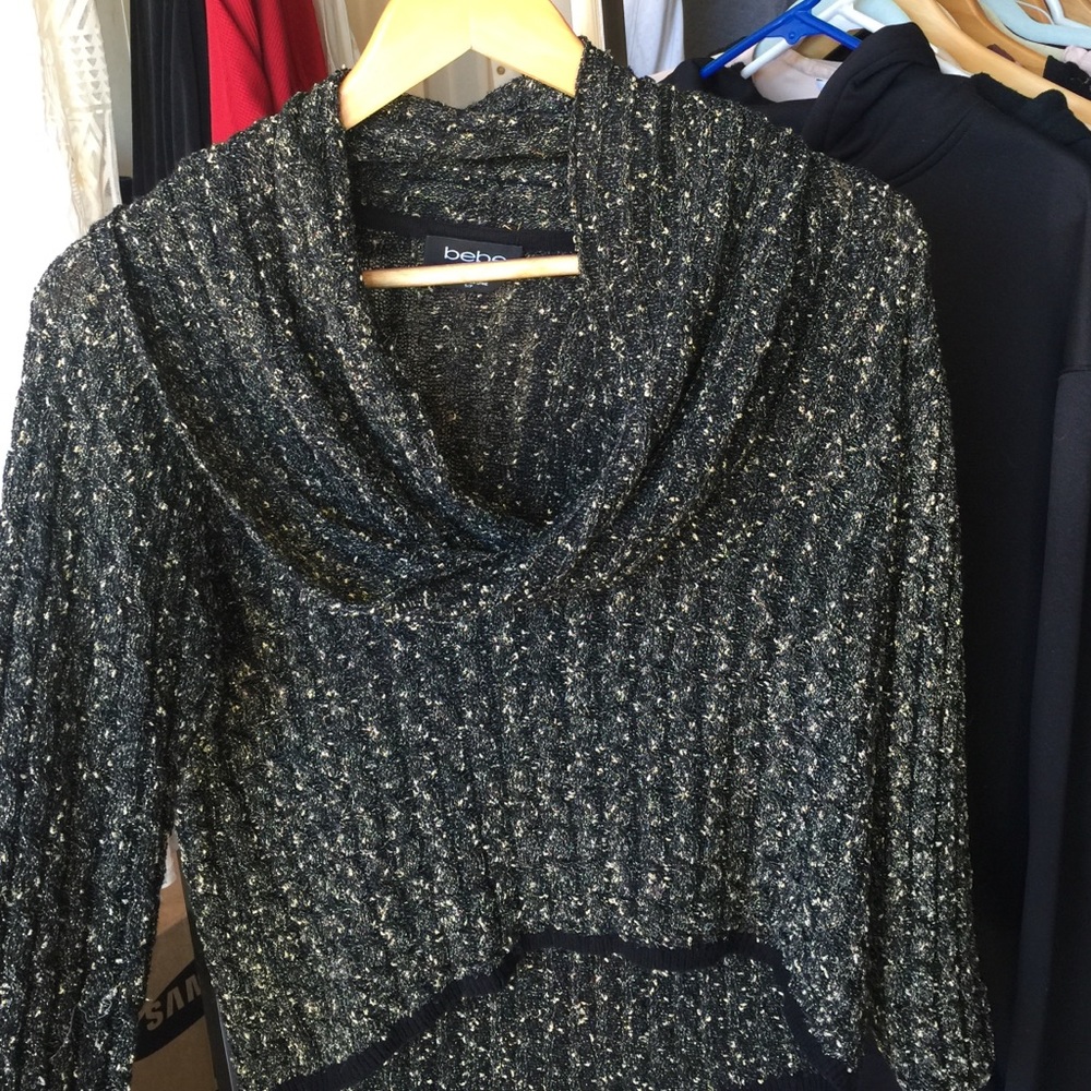 Long sleeve cowl neck blouse